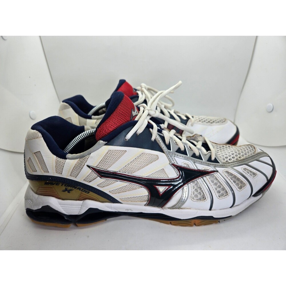 Mizuno Wave Tornado X Volleyball Shoes Men's 14 White Court Athletic Sneakers